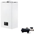 caldaia a condensazione start 25 kis 25 kw 20187404 lownox metano completa di kit fumi e defangatore