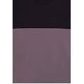 t-shirt colour block con stampa sulla spalla turbulence-dark shappire uomo small
