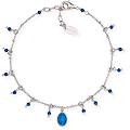 bracciale con charms pendenti donna argento 925 gioiello brmsbbl1