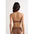 reggiseno a fascia giada in microfibra donna naturale taglia 2e