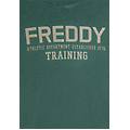 t-shirt con logo centrale e dettaglio camouflage bistro green uomo medium