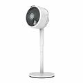 ventilatore a batteria a 5 velocità con portata di 1600 m³/h e controllo led oscillante