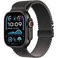 watch ultra 2 gps + cellular 49mm titanio nero loop milanese nero taglia l