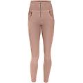 pantaloni push up wr. up 7/8 superskinny in tessuto navetta raw umber donna small