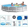 - piscina fuori terra in giro 366x76 cm grigio include accessori coordinati a1980