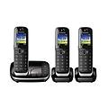 kx-tgj323 telefono dect identificatore di chiamata nero (kx-tgj323gb)