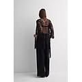 vestaglia in pizzo elegance embodied donna nero taglia m/l