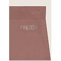 pantaloni sportivi fondo dritto con dettagli in strass light mahogany donna xx large