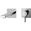 miscelatore lavabo ad incasso serie rock ro105cr70 cromato ottone