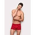 boxer rosso santa hello xmas / stampato / 3 stampato