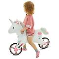 balance bike con unicorno bianco per bambini da 2 a 5 anni