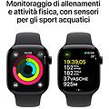 watch series 10 42mm gps s/m alluminio jet black nero sport band