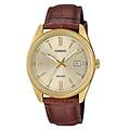 orologio standard gold e brown mtp 1302pgl 9avef