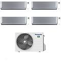 climatizzatore quadri split etherea silver 9+9+12+18 con cu-5z90tbe inverter r-32 wi-fi classe a++