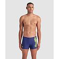 shorts da bagno uomo navy-artic lime