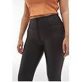 pantaloni push up wr. up 7/8 superskinny vita alta similpelle nero donna extra small