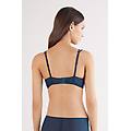reggiseno triangolo emma luxury dreams donna blu taglia 2b