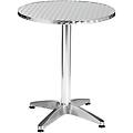 tavolo toulon rotondo 60x70 cm (øxh) piano tavolo argento struttura argento rotonda