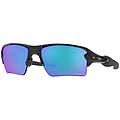 occhiali flak 2. 0 xl polished black con lenti prizm sapphire iridium polar