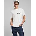t-shirt girocollo con stampa archivio