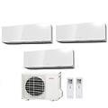 climatizzatore condizionatore trial split parete inverter serie km 9000+12000+12000 btu r-32 con