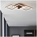 - plafoniera moderna paranday-z led acciaio nero e bianco