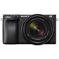 alpha 6400 con obiettivo 18-135mm mirrorless aps-c con real-time eye af