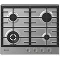 hoover h-hob 300 gas hhg6bf4mx acciaio inossidabile da incasso 60 cm 4 fornello(i) (33802021)