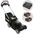 nitro wg749e tagliaerba semovente a batteria 2x20v/4ah taglio 46 cm