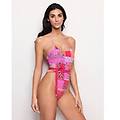 costume intero con fasce intrecciate bandana / stampato / 2 stampato