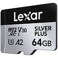 professional silver plus 64gb microsdxc uhs-i classe 3