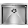 lavello 1 vasca (57x45cm) filoraggiato inox satinato 012008xcssp