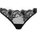 bluebella marseille slip con lati in mesh nero