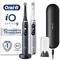 oral-b io 9 adulto spazzolino rotante nero rosa (io series 9 2. hands bk/pk)