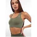 reggiseno sportivo seamless dal sostegno medio beetle green donna medium/large