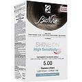 shine on sensitivity plus 5. 00 castano chiaro colorazione permanente per capelli sensibili