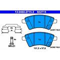 ate set di pastiglie freno 13. 0460-2715. 2 anteriore