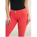 pantaloni push up wr. up 7/8 superskinny cotone organico cayenne donna small