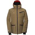 nyhem m light padded giacca da sci uomo brown s