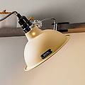 lampada a morsa pepper look industriale beige