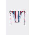 slip lacci costume nautical stripes donna blu m