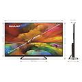 - smart tv q-led uhd 4k 55 55eq3ea-nero