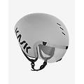 casco bambino pro bianco con visiera trasparente l