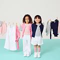 t-shirt in costina da bambina rosso taglia 12m