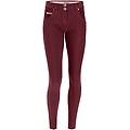 pantaloni push up wr. up skinny in tessuto navetta tinto in capo windsor wine donna large