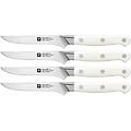 pro le blanc set da bistecca 4-pz. bianco