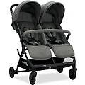 passeggino gemellare compatto henry grigio
