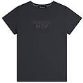 t-shirt regular con stampa metallizzata