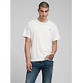 t-shirt in jersey con ricamo r