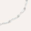 bracciale silver elegance argento rodiato cubic zirconia collezione silver elegance bianco